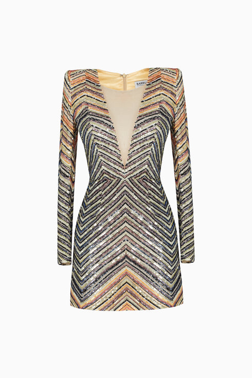 Inlaid Jacket Dress